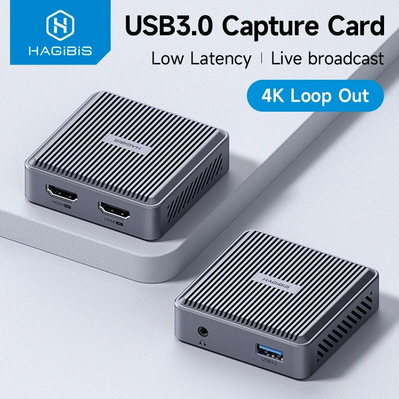 Hdmi Cable - Плата видеозахвата Hagibis 4K HDMI-совместимая для