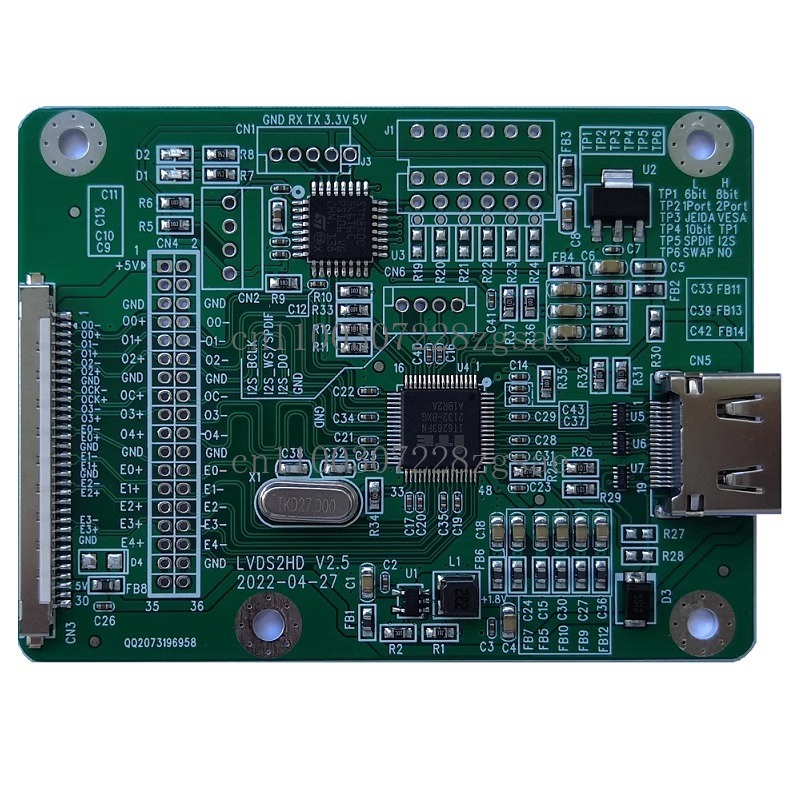 Hdmi Cable - Плата-адаптер LVDS-HDMI: двойной вход LVDS (8