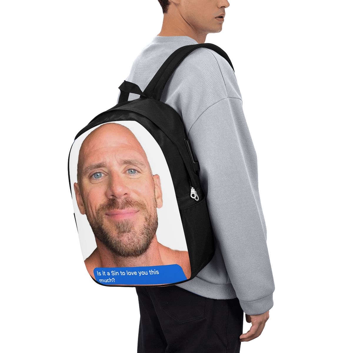 Laptop Bag - Рюкзак Johnny Sins Flirty Text Bubble,