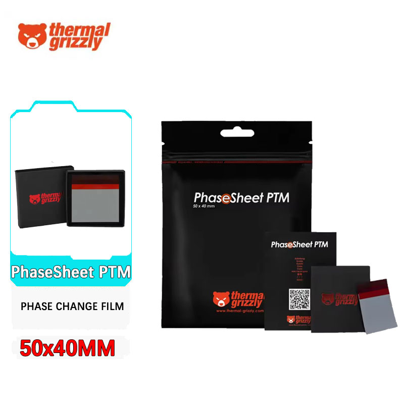 Laptop Cooling Pad - Thermal Grizzly PhaseSheet PTM, силиконовый лист