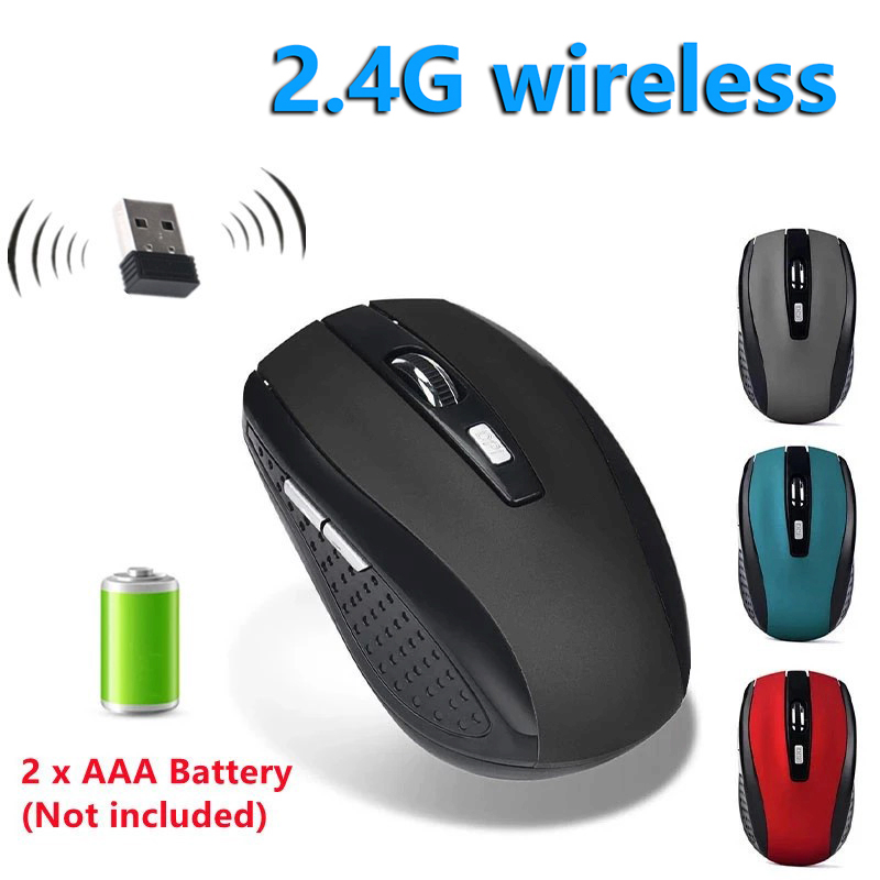 Laptop Mouse - Беспроводная мышь 2,4G, портативная эргономичная мышь,