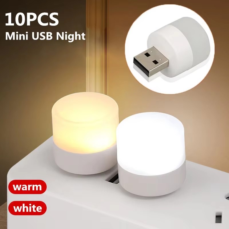 Usb Hub - 1/10 шт. Миниатюрный USB-ночник с теплым