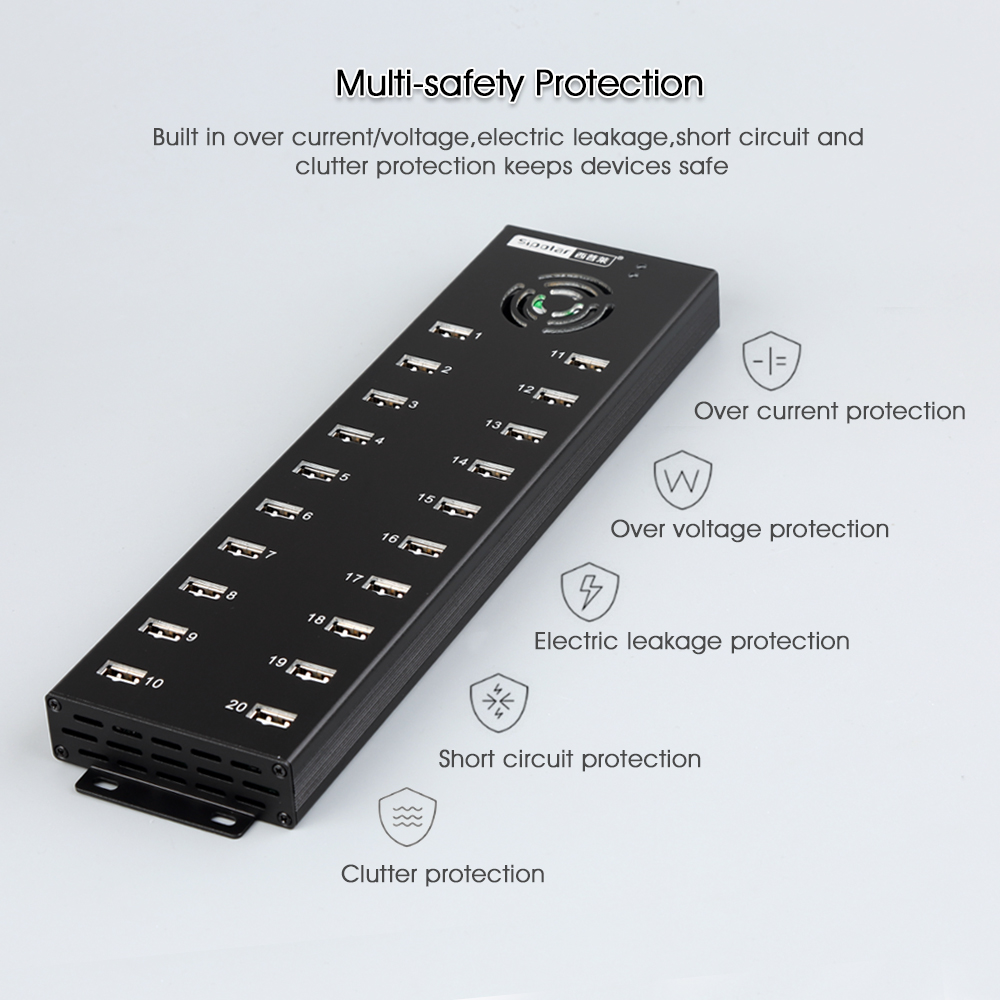 USB-хаб Sipolar A-805P на 20 п – обзор и цена Usb Hub