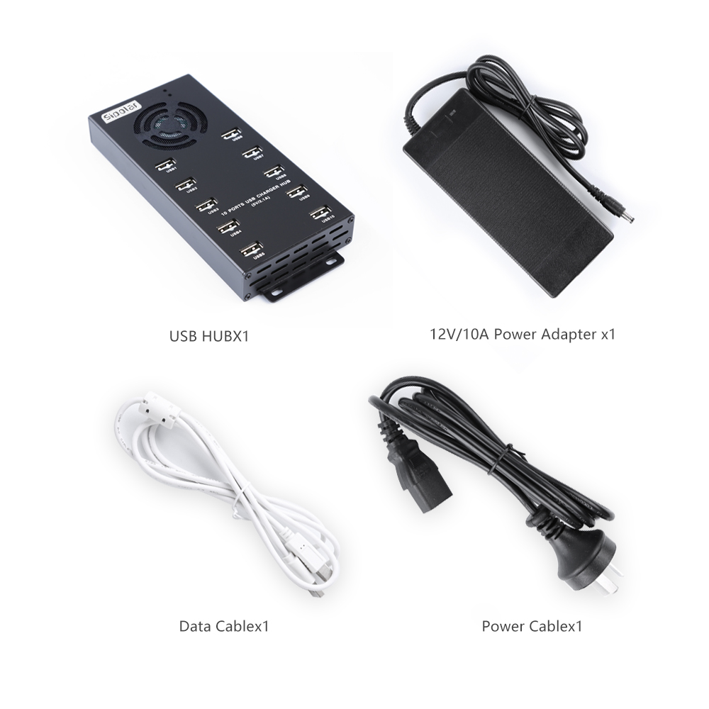 10-портовый USB-хаб для быстро – обзор и цена Usb Hub