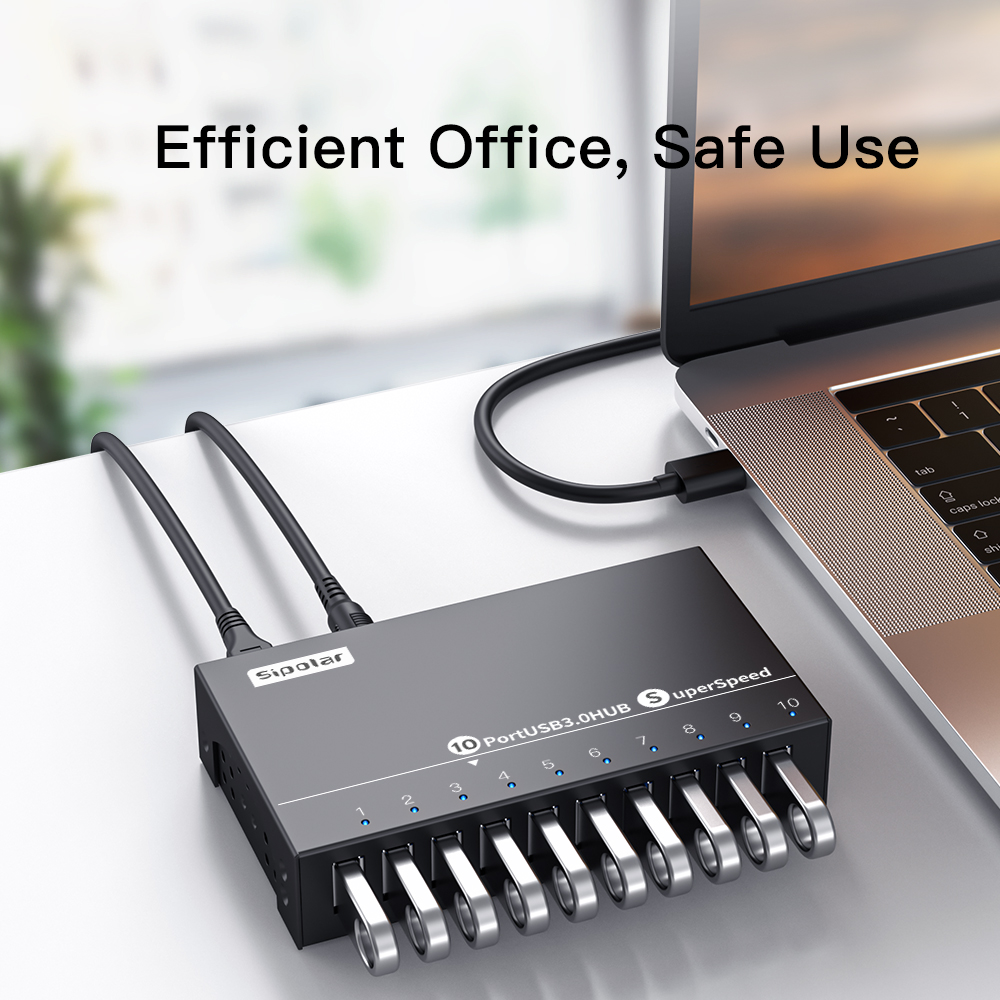 A103 Sipolar 10-портовый USB-х – обзор и цена Usb Hub