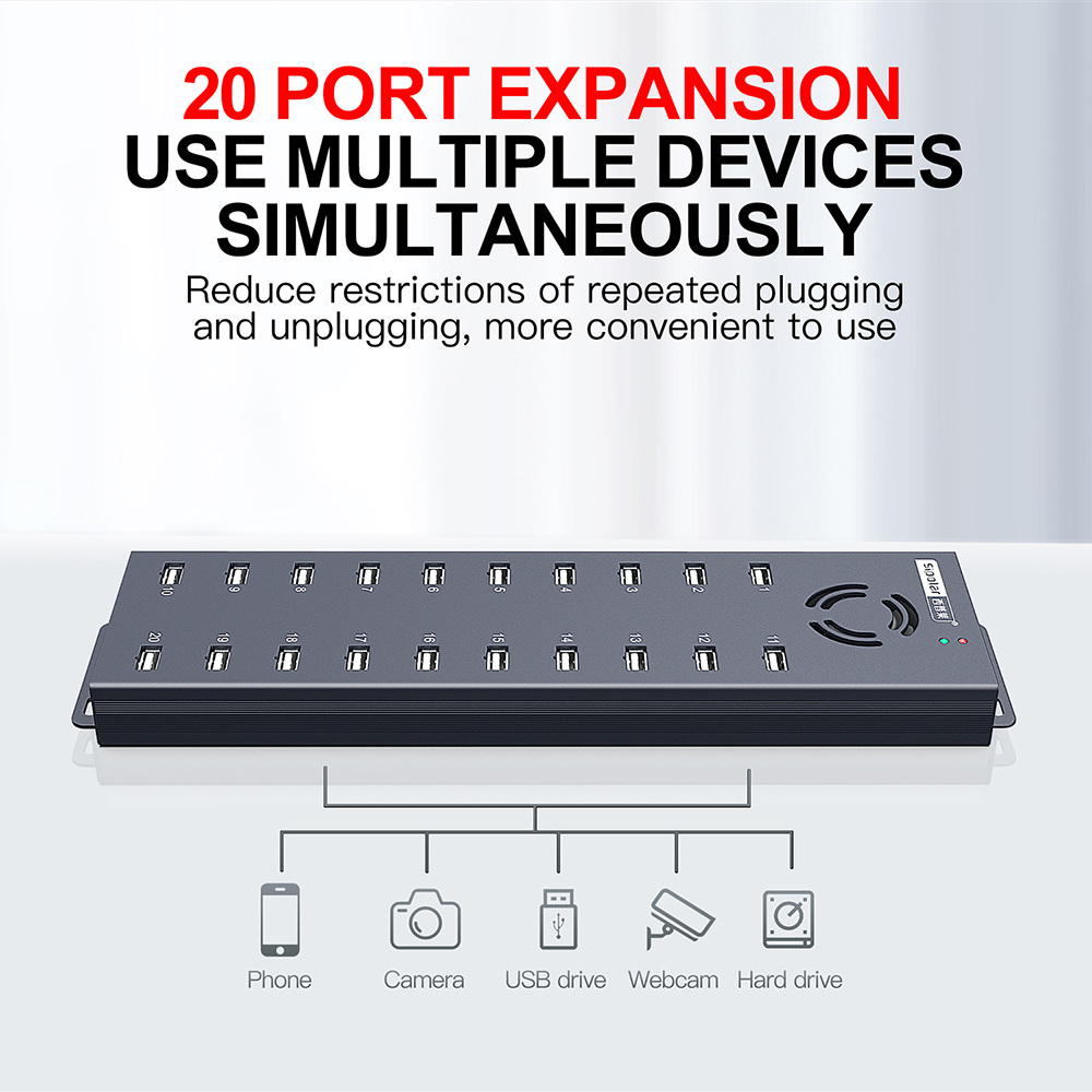 120W 20-портовый USB-хаб промы – обзор и цена Usb Hub