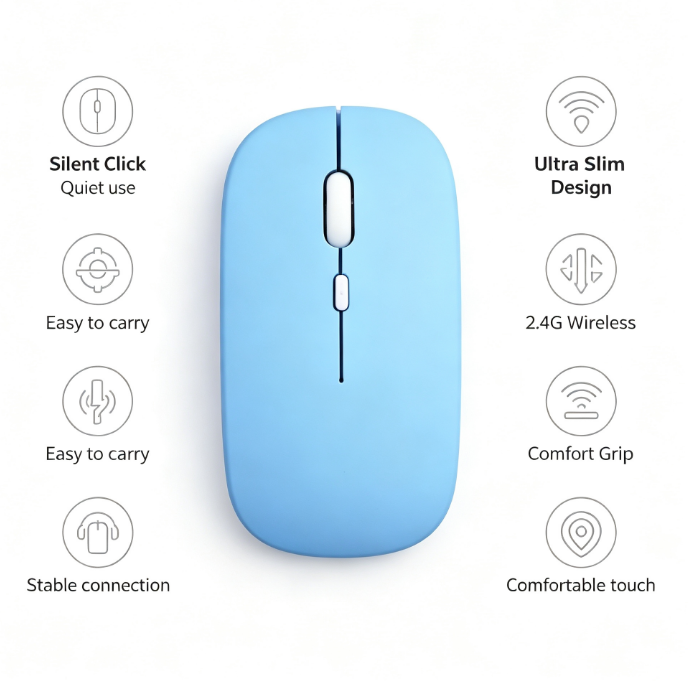 Беспроводная мышь HTMCK с подд – обзор и цена Laptop Mouse