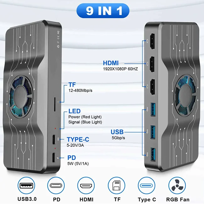 Док-станция OFIYAA USB 3.0 H1, – обзор и цена Usb Hub