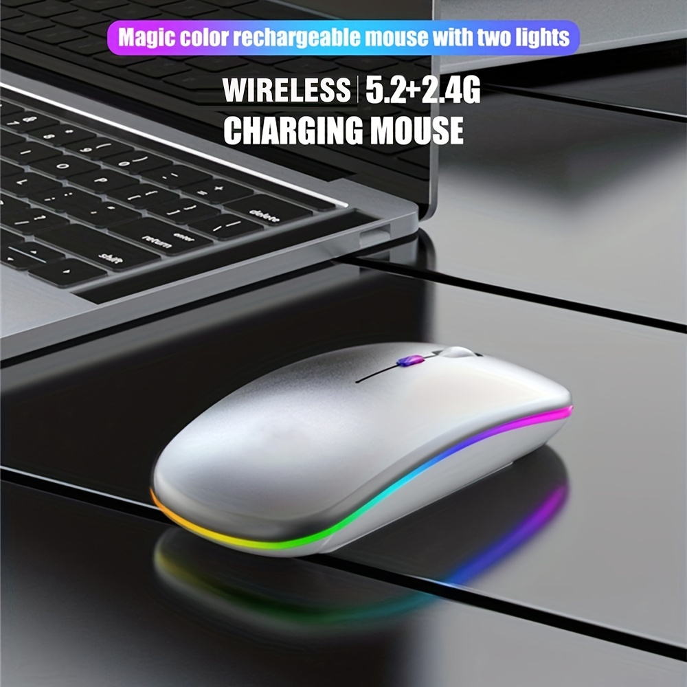 Беспроводная мышь RGB перезаря – обзор и цена Laptop Mouse