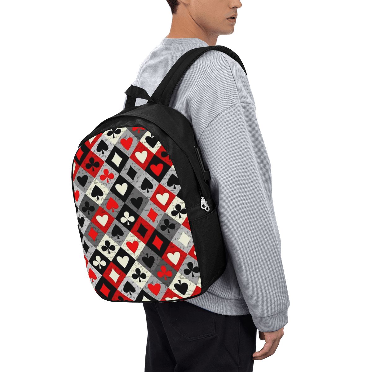 Рюкзак с принтом игральных кар – обзор и цена Laptop Bag
