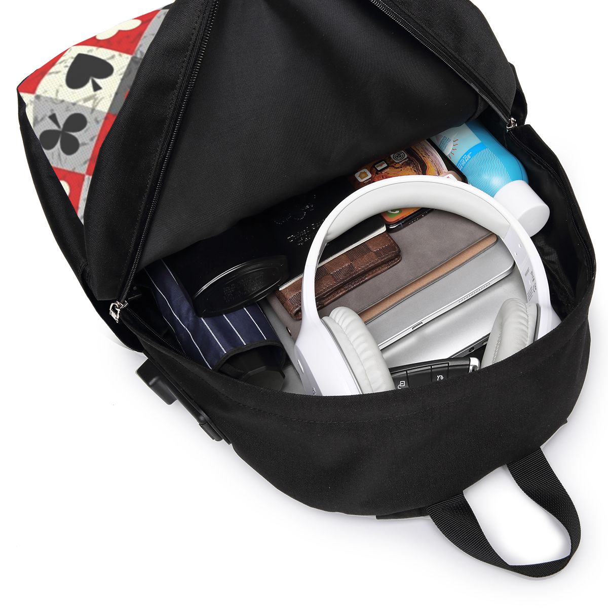 Рюкзак с принтом игральных кар – обзор и цена Laptop Bag