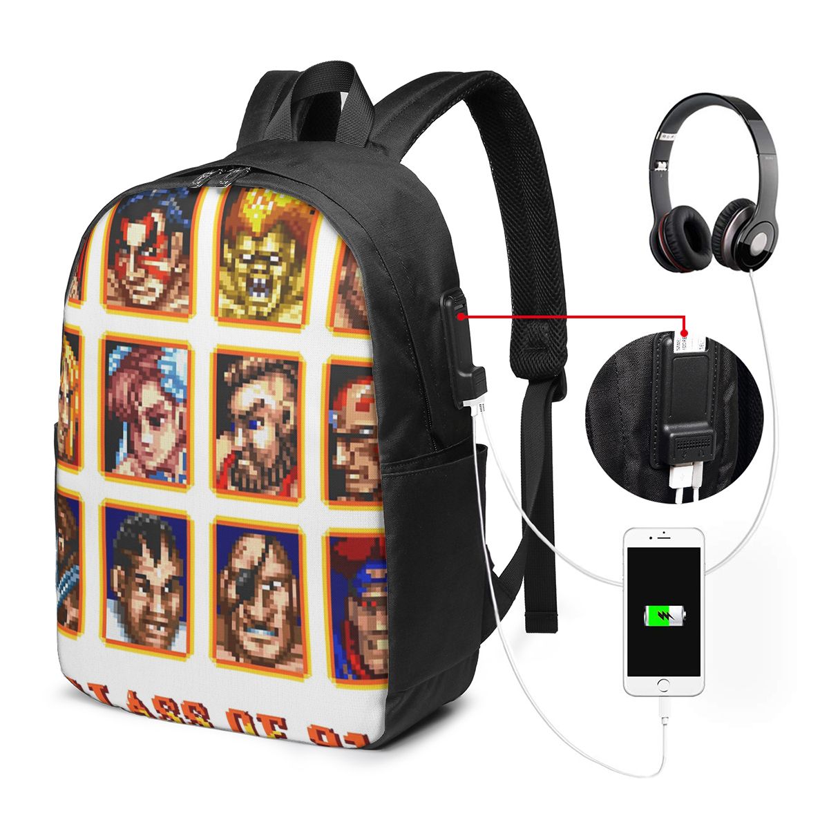Рюкзак Defeated Portraits Supe – обзор и цена Laptop Bag