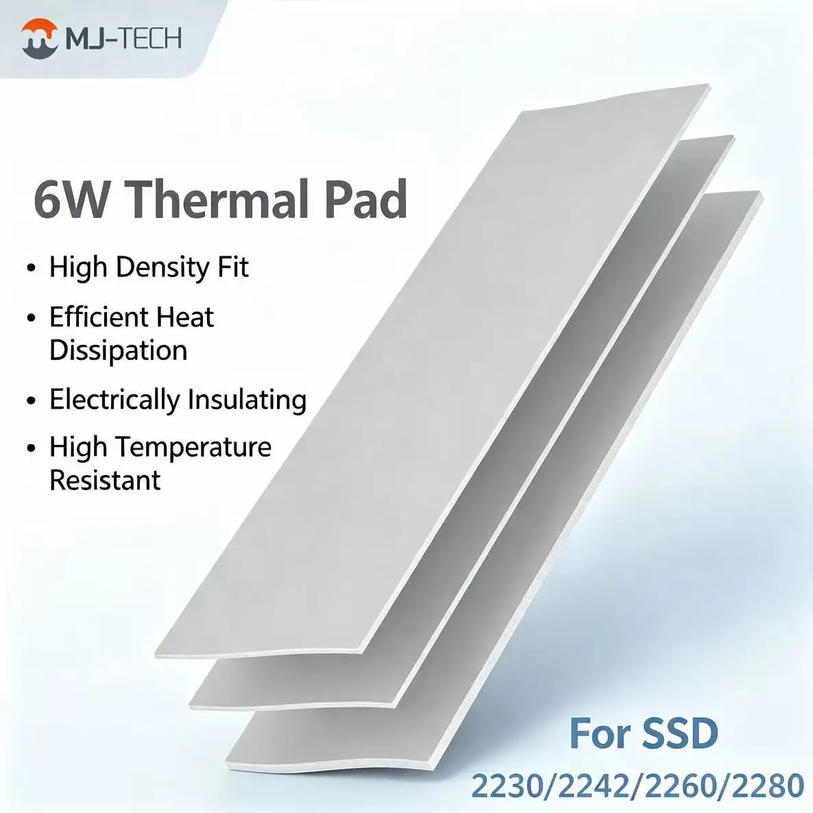 Термопрокладка MJ-TECH 6W/mK,  – обзор и цена Laptop Cooling Pad