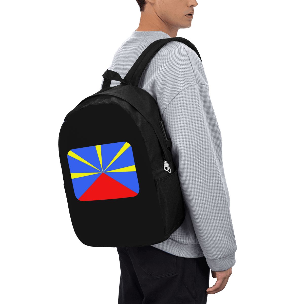 Рюкзак с флагом острова Реюньо – обзор и цена Laptop Bag