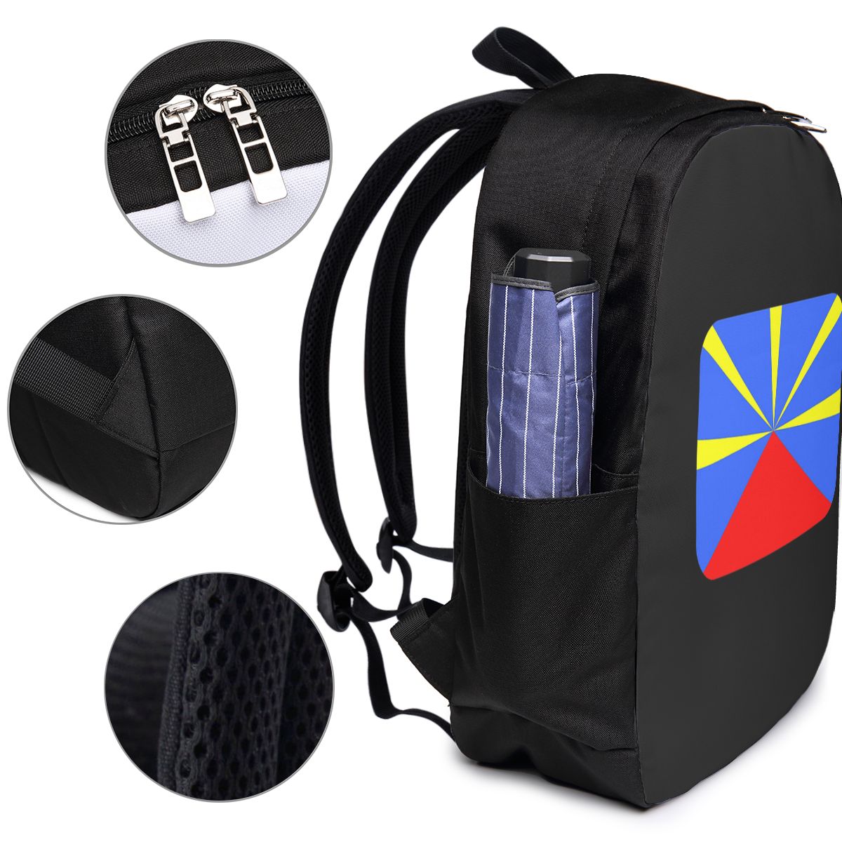 Рюкзак с флагом острова Реюньо – обзор и цена Laptop Bag