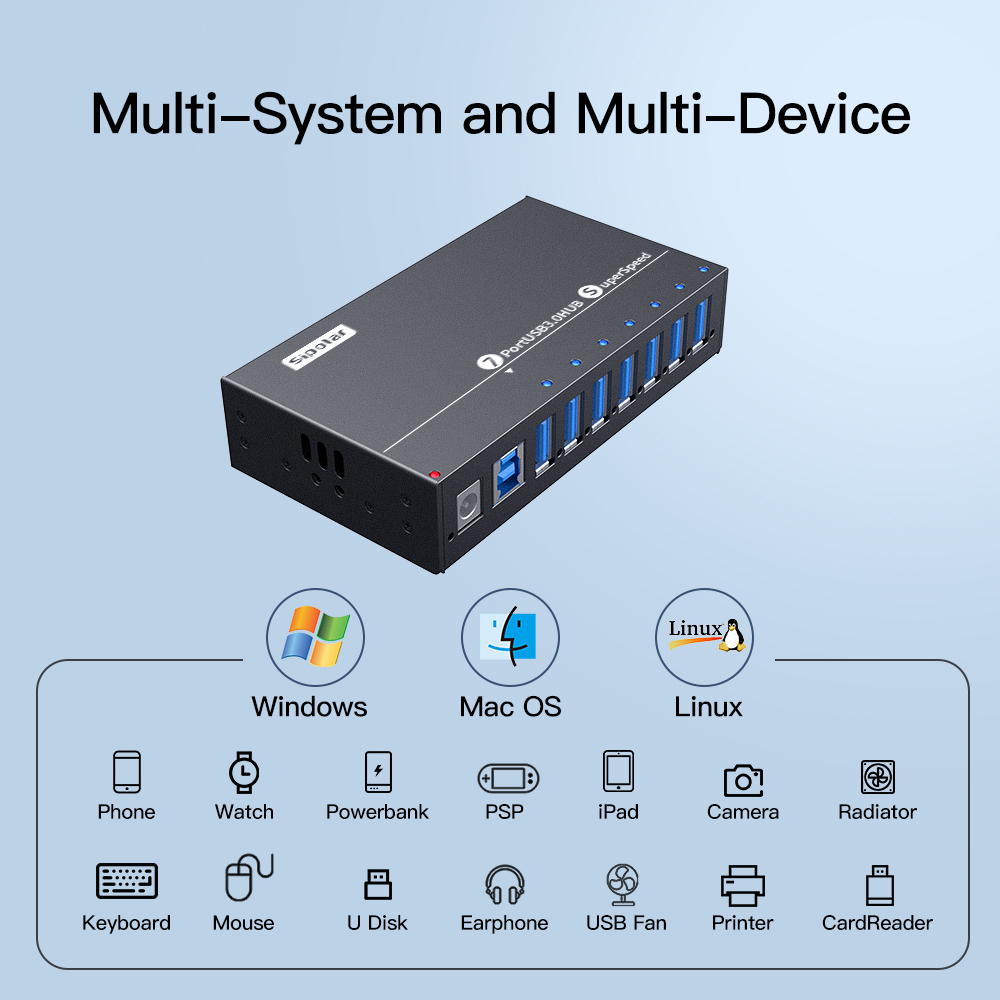Промышленный USB-хаб A-173 на  – обзор и цена Usb Hub