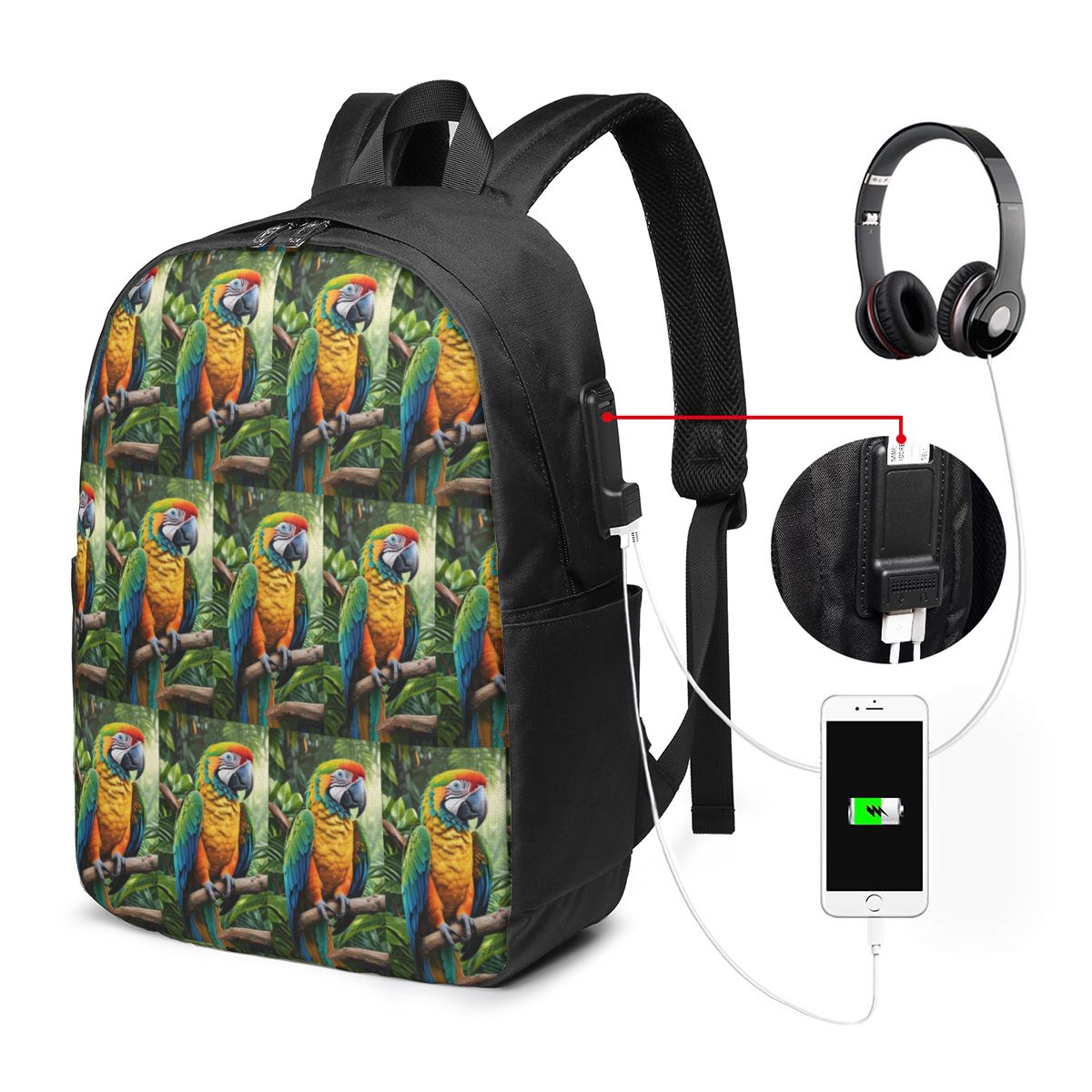 Симпатичный рюкзак с изображен – обзор и цена Laptop Bag